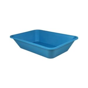 อ่างเปลผสมปูนทรงเหลี่ยม W.PLASTIC 230 ลิตร สีฟ้า